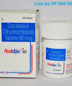 Thuốc Natdac 60mg mua ở đâu, thuốc Natdac 60mg giá bao nhiêu