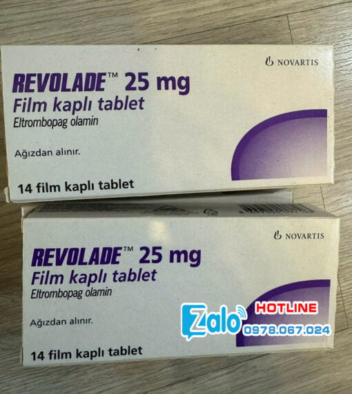 Thuốc Revolade 25mg trị giảm tiểu cầu mua ở đâu hà nội, thành phố hồ chí minh chính hãng