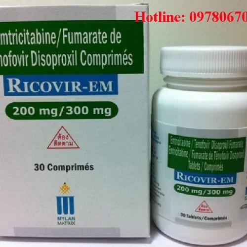 Thuốc ricovir em 300mg 200mg giá bao nhiêu, thuốc ricovir em mua ở đâu
