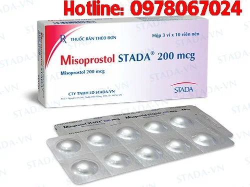 thuốc Misoprostol 200mcg stada giá bao nhiêu, thuốc misoprostol 200mcg mua ở đâu