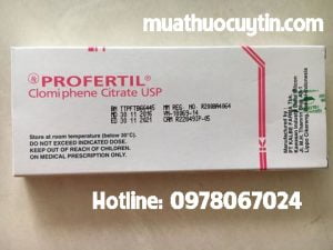 Thuốc Profertil 50mg giá bao nhiêu, thuốc Profertil mua ở đâu, giá thuốc Profertil
