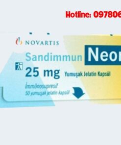 Thuốc Sandimmun neoral 25mg giá bao nhiêu, thuốc sandimmun neoral 100mg mua ở đâu