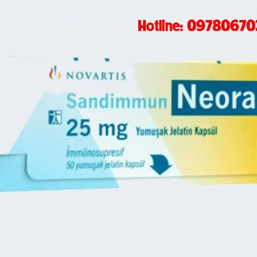 Thuốc Sandimmun neoral 25mg giá bao nhiêu, thuốc sandimmun neoral 100mg mua ở đâu