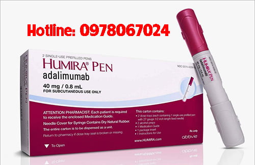 Thuốc Humira 40mg giá bao nhiêu, thuốc Humira mua ở đâu, thuốc sinh học Humira