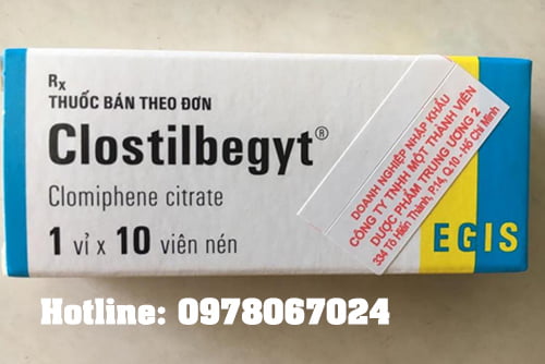 Thuốc Clostilbegyt 50mg mua ở đâu, thuốc Clostylbegyt giá bao nhiêu
