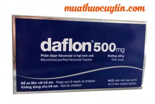 Thuốc Daflon 500mg giá bao nhiêu, thuốc Daflon 500mg mua ở đâu
