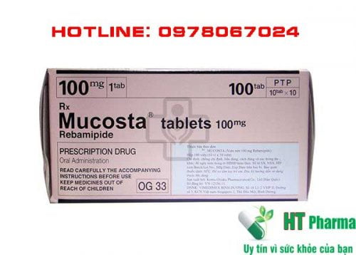 Thuốc Mucosta 100mg giá bao nhiêu, thuốc MUcosta 100mg mua ở đâu
