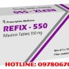 thuốc Refix 550mg giá bao nhiêu, thuốc Refix mua ở đâu