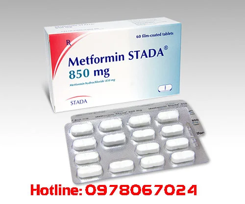 Thuốc Metformin 850mg là thuốc gì, thuốc Metformin 850mg Stada điều tị tiểu đường, thuốc Metformin 850mg giá bao nhiêu mua ở đâu