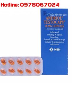 Thuốc Androil testocaps 40mg là thuốc gì, thuốc Androil Testocaps 40mg mua ở đâu, giá bao nhiêu có tác dụng gì