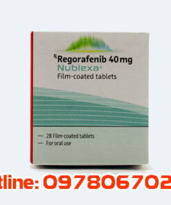 Thuốc Nublexa 40mg Regorafenib giá bao nhiêu, thuốc Nublexa 40mg regorafenib mua ở đâu