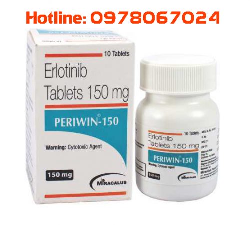 thuốc Periwin erlotinib giá bao nhiêu, thuốc Periwin 150mg mua ở đâu