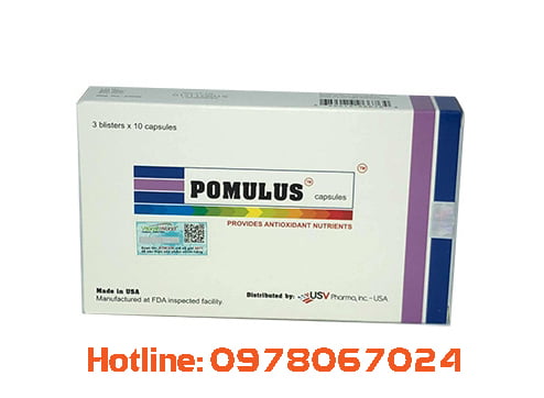 Thuốc Pomulus chữa bệnh gì, thuốc Pomulus giá bao nhiêu mua ở đâu chính hãng