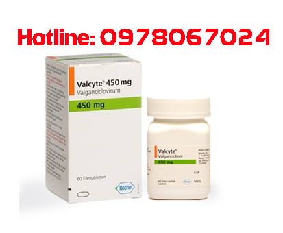 Thuốc Valcyte 450mg giá bao nhiêu, thuốc Valcyte 450mg mua ở đâu, thuốc Valcyte là thuốc gì, có tác dụng gì
