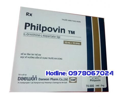 Thuốc Philpovin giá bao nhiêu, thuốc Philpovin mua ở đâu