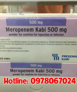 thuốc Meropenem 1g kabi mua ở đâu, thuốc Meropenem 500mg kabi giá bao nhiêu