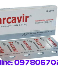 thuốc barcevir 0.5mg giá bao nhiêu, thuốc barcavir 0.5mg mua ở đâu