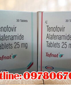 thuốc Tafnat chứa hoạt chất Tenofovir Alafenamide 25mg giá bao nhiêu mua ở đâu chính hãng Natco