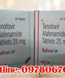 thuốc Tafnat chứa hoạt chất Tenofovir Alafenamide 25mg giá bao nhiêu mua ở đâu chính hãng Natco