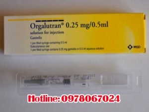thuốc orgalutran 0.25mg /0.5ml mua ở đâu, thuốc orgalutran giá bao nhiêu