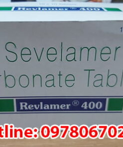 thuốc Revlamer 400mg sevelamer carbonate là thuốc gì? có tác dụng gì? thuốc revlamer giá bao nhiêu mua ở đâu