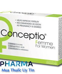 thuốc conceptio Femme hỗ trợ điều trị hiếm muộn ở phụ nữ, mua thuốc conceptio Femme chính hãng ở đâu giá bao nhiêu tốt nhất