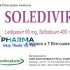 thuốc soledivir hoạt chất Ledipasvir 90mg Sofosbuvir 400mg điều trị viêm gan C