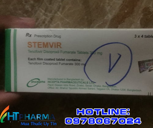 thuốc stemvir 300mg điều trị viêm gan B, giá bao nhiêu mua ở đâu chính hãng