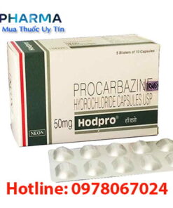 Thuốc Hodpro 50mg Procarbazine là thuốc gì, giá bao nhiêu, có tác dụng gì, công dụng thuốc Hodpro 50mg điều trị ung thư Hodgkin