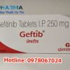 Thuốc Geftib 250mg Gefitinib điều trị ung thư phổi không tế bào nhỏ, thuốc geftib giá bao nhiêu mua ở đâu chính hãng