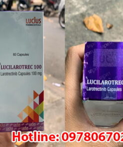 thuốc Lucilarotrec 100mg larotrectinib là thuốc gì, có tác dụng gì, thuốc Lucilarotrec giá bao nhiêu mua ở đâu