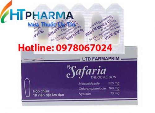 thuốc safaria đặt âm đạo phụ khoa, giá bao nhiêu mua ở đâu, cách đặt thuốc safaria có tốt không