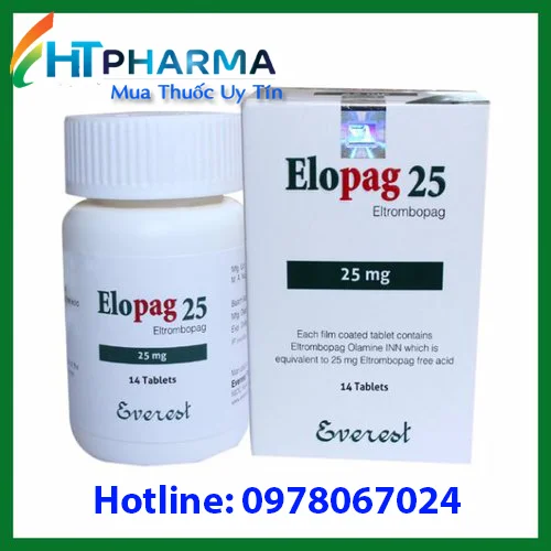 Thuốc Elopag 25mg là thuốc gì? có tác dụng gì? thuốc elopag 50mg giá bao nhiêu mua ở đâu