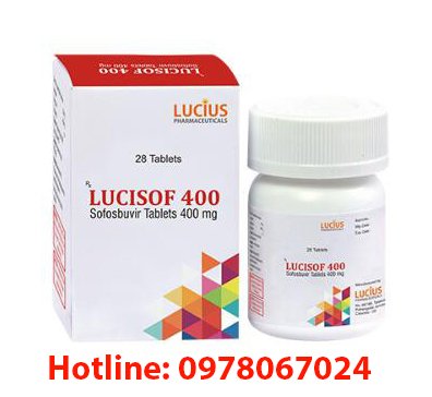 thuốc Lucisof 400 là thuốc gì? có tác dụng gì? cong dụng điều trị viêm gan C, thuốc Lucisof giá bao nhiêu mua ở đâu