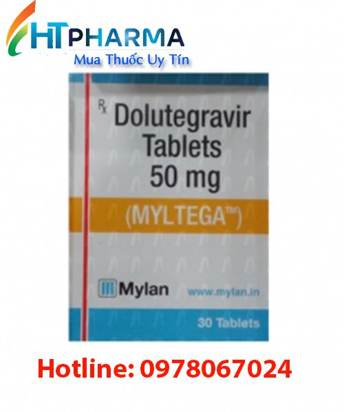 thuốc Myltega 50mg Dolutegravir là thuốc gì? có tác dụng gì? công dụng thuốc Myltega giá bao nhiêu mua ở đâu điều trị hiv