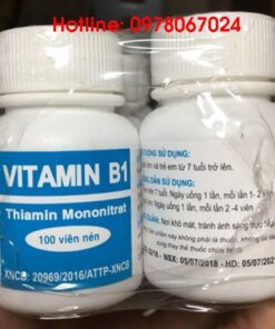 vitamin b1 lọ 100 viên giá bao nhiêu mua ở đâu