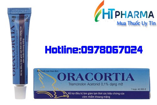 Thuốc bôi nhiệt miệng Oracortia là thuốc gì? giá bao nhiêu mua ở đâu chính hãng