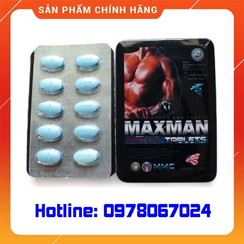 Thuốc Maxman cường dương cho nam giới, thuốc maxman giá bao nhiêu mua ở đau