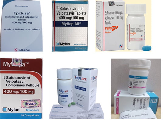 thuốc Sofosbuvir and velpatasvir tablets 400mg/100mg có tác dụng gì