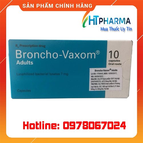 Giá thuốc Broncho Vaxom cho người lớn