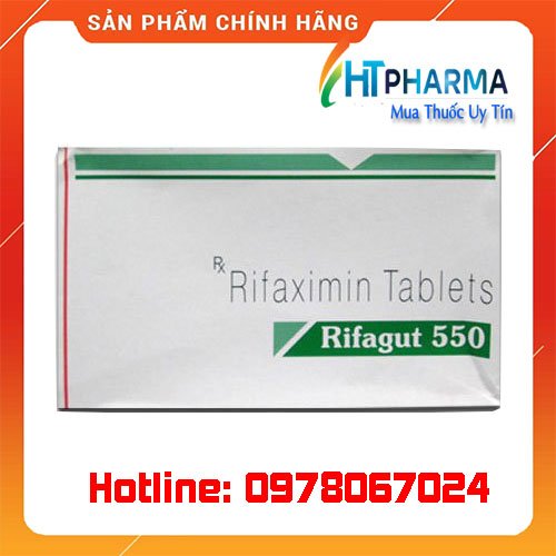 Thuốc Rifagut 550 Rifaximin tabets là thuốc gì giá bao nhiêu mua ở đâu chính hãng
