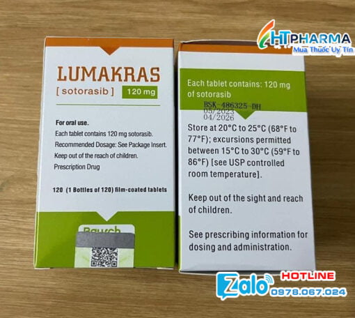 Thuốc Lumakras 120mg Sotorasib trị ung thư mua ở đâu giá bao nhiêu tại hà nội, thành phố hồ chí minh
