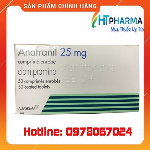 thuốc Anafranil 25mg giá bao nhiêu mua ở đâu