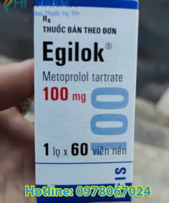 thuốc Egilok 100mg giá bao nhiêu