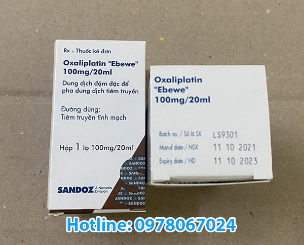 thuốc Oxaliplatin ebewe giá bao nhiêu