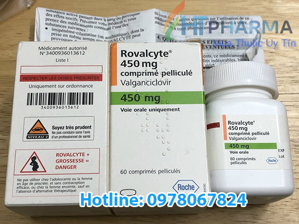 thuốc rovalcyte 450 giá bao nhiêu