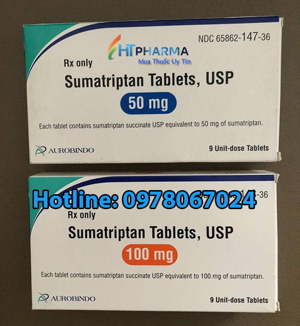 thuốc Sumatriptan 50mg giá bao nhiêu