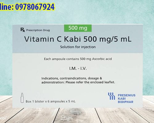 thuốc tiêm vitamin C giá bao nhiêu