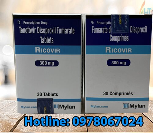 thuốc ricovir 300mg Mylan giá bao nhiêu