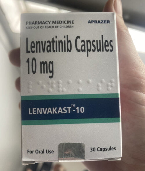 thuốc lenvatinib capsules 10 giá bao nhiêu